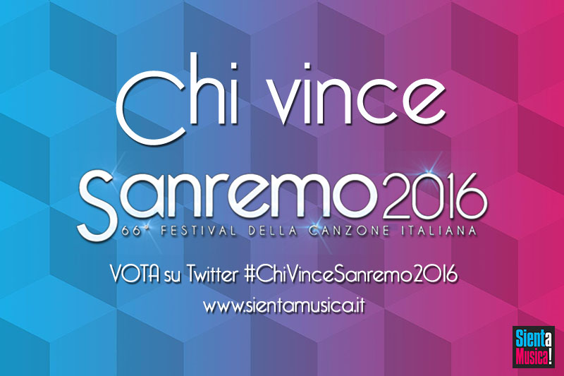 Chi vince Sanremo 2016