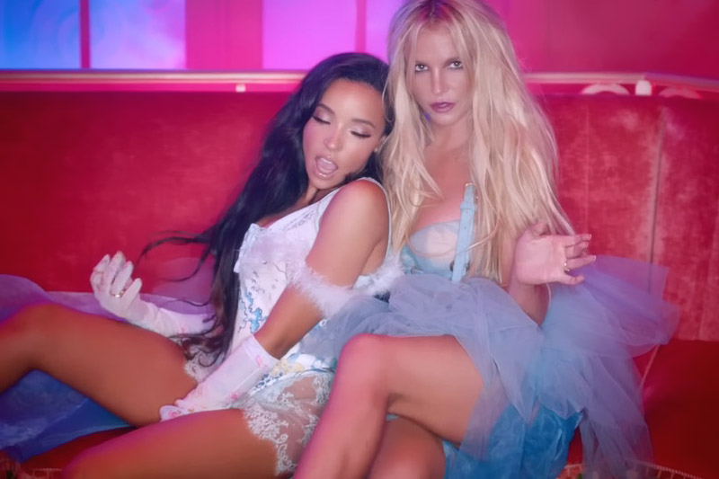 Britney Spears: è arrivato il video ufficiale di “Slumber Party” ft. Tinashe