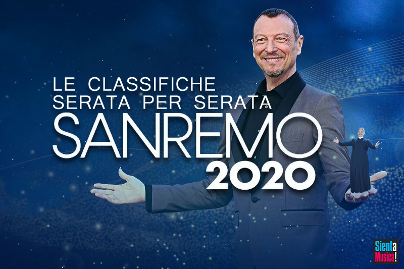 Sanremo 2020: tutte le classifiche serata per serata