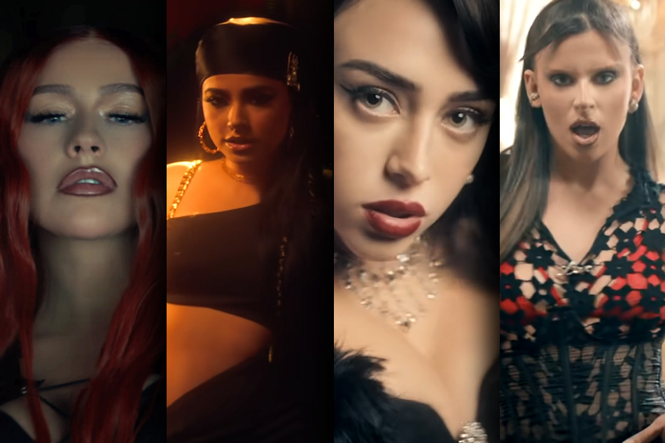 Christina Aguilera, Becky G, Nicki Nicole e Nathy Peluso nel video di “Pa Mis Muchachas”